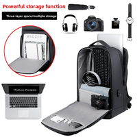 Nouveau sac à dos de voyage pour ordinateur portable pour hommes, étanche, extensible, grande capacité, avec chargement USB, pour les voyages d'affaires professionnels