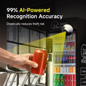 Distributeur automatique réfrigéré intelligent US440, porte simple, électrique, 1500W 3000W, mode éco, dégivrage automatique, R134A - Product Image 5