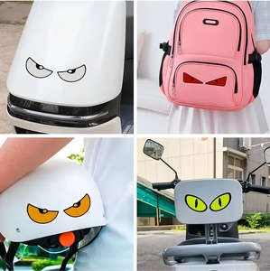 Pegatinas de vinilo reflectantes de estilo de coche personalizadas, advertencia exterior resistente a la intemperie que brilla en la oscuridad para coches, camiones, vehículos SUV - Product Image 6