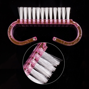 100pcs Professional Nail <b>Dust</b> Cleaning <b>Brush</b> Plastic Small Horn Soft <b>Brush</b> for Manicure Nail Art - Product Image 6
