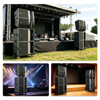 Altavoz Pasivo de Dos Vías L-solution A15 Pro Neodimio de 15 Pulgadas, 700w, 8ohm, Subwoofer KS21 de 1500w, Sistema de Sonido Line Array para Escenario