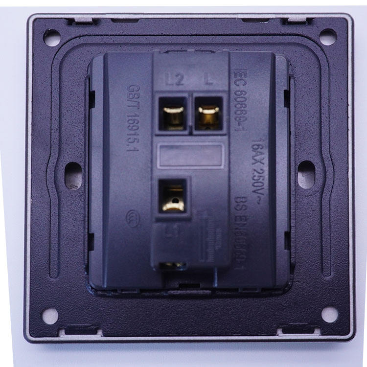 K7 China 1gang 2 Way PC Material Electric Switches and Socketsh Electric Wall Switch for Home