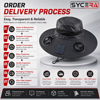 Chapeau solaire rechargeable avec ventilateurs doubles, batterie 2000 mAh, pour activités de plein air, pêche, randonnée, travail
