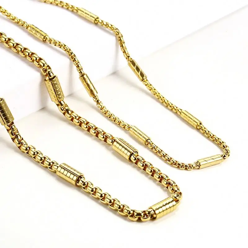 Jewelry Factory Wholesale Gold Plated Cable Chain Spool Antiqued Roll Of Gold Chain