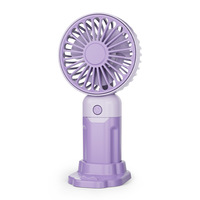 Explosions 2026 Neuer Aufladbarer Handventilator, Tragbarer USB-Tischventilator mit Bürstenlosem Motor, Geräuscharm und Langlebiger Akkulaufzeit