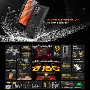 Usine <span class=keywords><strong>3g</strong></span> Y 4g Smartphone Téléphones cellulaires Smartphones Tka Téléphones robustes et téléphones étanches à l'eau - Product Image 5
