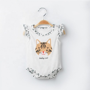 Combinaison <span class=keywords><strong>en</strong></span> coton biologique pour bébé, motif léopard, ensemble cadeau Boutique, vêtements pour tout-petits, tenues - Product Image 4