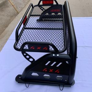 Barra Antivuelco Deportiva Corta de Acero, Accesorios Exteriores para Camioneta Pickup para Tacoma Ranger Hilux Dmax Navara <span class=keywords><strong>Hunter</strong></span> F70 - Product Image 1
