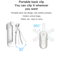 Mini caméra d'action sportive Wi-Fi haute définition 1080P, enregistreur vidéo 4K CMOS étanche 30M pour casque, moto, petit animal de compagnie, collier de chat