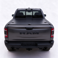Bâche de benne rigide pliable en trois parties étanche pour Ram 2500 2019-2024 Chevrolet Silverado 1500 2019-2024 5ft 5.5ft 6ft 6.5ft