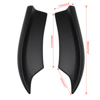 Kit de Carrocería de Plástico PP, Esquina Trasera para Dodge Charger 2012-2016, Protector de Parachoques, Cubierta de Esquina, 2 Piezas