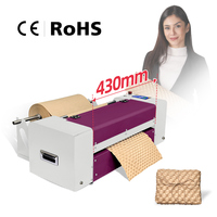 Machine à coussinets à bulles en papier flexible Aircosan 430 mm pour articles d'aromathérapie avec solution biodégradable et fonctionnement automatique