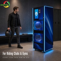 Machine de nettoyage automatique multifonctionnelle pour casques, distributeur commercial en libre-service pour baskets et casques de moto