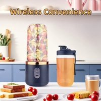 Mini Blender Mixeur Portable pour Smoothies 400ml, Presse-Agrumes Personnel USB, Petit Mixeur de Fruits