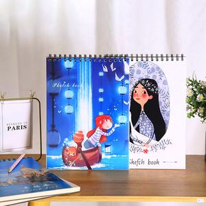 Classeur à anneaux en spirale pour artiste, technique <span class=keywords><strong>mixte</strong></span>, éco-responsable et bon marché, carnet de croquis pour adultes avec couture sur <span class=keywords><strong>selle</strong></span> en PP - Product Image 4