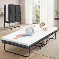 Lit pliant multifonctionnel avec housse de protection imperméable, meubles de chambre à coucher, lits d'appoint