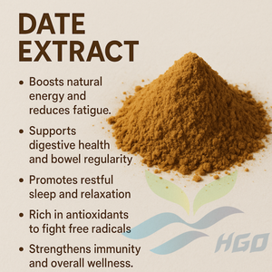 Suministro directo de fábrica HGO de extracto de dátil natural puro (grado alimenticio) Especificación 5:1 (extracto de proporción) - Product Image 5