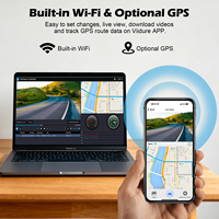 Mini caméra embarquée Wifi 4K avant et arrière 1080P, enregistreur vidéo de conduite, GPS, DVR de voiture, vision nocturne, écran IPS 2,0 pouces