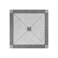 Carreaux de sol en céramique 600x600mm antidérapants motif pierre design moderne européen pour usage extérieur jardin