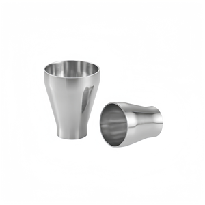 Raccord réducteur concentrique mâle-femelle en acier inoxydable soudé bout à bout - Système de pipeline industriel pour l'alimentation en eau et l'évacuation des eaux usées - Product Image 1