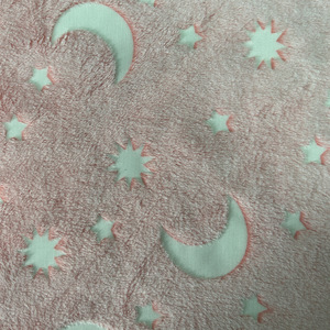 Jin Zhi Yuan tela de cohete espacial que brilla en la oscuridad ropa que cambia de Color algodón luminoso verde luz oscura tela fluorescente - Product Image 6