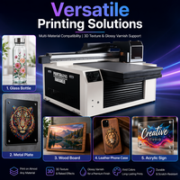 Mesin Printer Inkjet Profesional 6090 A1 UV DTF 2-in-1 Hybrid Flatbed I3200 untuk Pencetakan Label Kristal 3D & Bahan Kaku