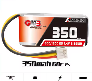Hochwertige Lithium batterie GNB Ultraleicht 2S 350MAH 7,4 V 60C/120C XT30 Stecker Schnell ladung Verschiedene Schutz vorräte FPV-Drohne - Product Image 2
