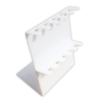 Support de micropipette linéaire en plastique de haute qualité pour instruments de laboratoire, type Z, support de pipette médical pouvant contenir jusqu'à 6 pipettes