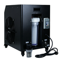 Enfriador y Calentador de Agua Digital R410A Safe Clean con Bomba, Motor y Control Remoto para Sesiones de Recuperación Biohacking