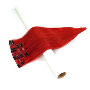 Amygirl 100% Virgin Raw Russian Remy <b>Hair</b> <b>Extension</b> Natural Wave <b>Seamless</b> Machine Double Weft Invisible <b>Clip</b>-<b>In</b> <b>Hair</b> Custom - Product Image 4