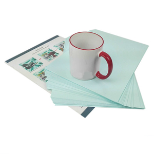 Carta Transfer <span class=keywords><strong>per</strong></span> Stampa a Caldo A4 con Supporto Blu, 100 <span class=keywords><strong>Fogli</strong></span>/Confezione, Pellicola Stampabile <span class=keywords><strong>per</strong></span> Stampanti <span class=keywords><strong>Laser</strong></span>, Tazze e Ceramica - Product Image 3