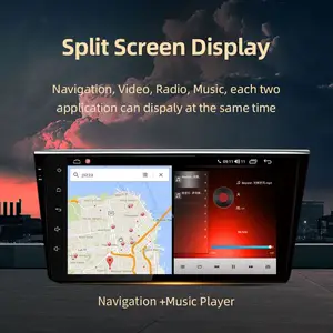 Dahili çift Din Stereo araç dvd oynatıcı oynatıcı 9 "10" IPS ekran WIFI 2 + 32G carplay araba radyo Toyota Kia Ford Mazda