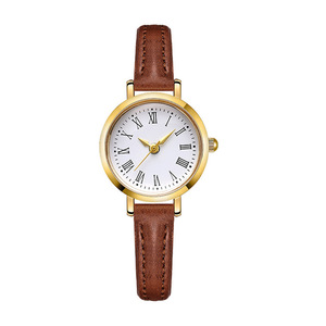 Nouvelle montre de plongée sportive de luxe pour femme, étanche 5 ATM, boîtier en acier inoxydable, bracelet en cuir PU, tendance pour étudiants et couples - Product Image 5