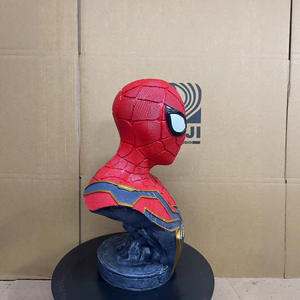 Los Vengadores de <span class=keywords><strong>Marvel</strong></span>, busto de Spider-Man, figura de hierro 1:1 de alta calidad, resina ecológica, venta al por mayor de Halloween - Product Image 4