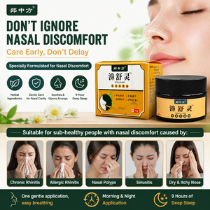 Crema para Rinitis y Sinusitis Sin Efectos Secundarios, Ungüento Nasal para Alergias, Líquido para la Rinitis que Ayuda a Respirar, Alivia la Congestión y la Correa Nasal - Product Image 3