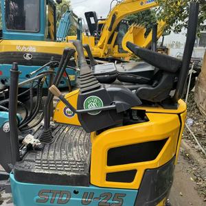 รถขุดขนาดเล็ก Kubota KX015 มือสองจากญี่ปุ่น น้ำหนัก 1.5 ตัน แบบไฮดรอลิก เหมาะสำหรับงานจัดสวน งานก่อสร้างในพื้นที่แคบ - Product Image 4