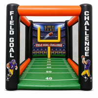 Juego de Portería de Fútbol Inflable de PVC para Exteriores