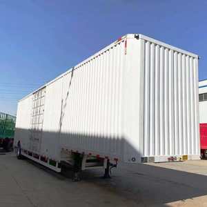 Semi-remorque Chitu 53 pieds, fourgon sec fermé, 3 essieux, capacité de charge de 70 000 kg, semi-remorques en acier à vendre - Product Image 2