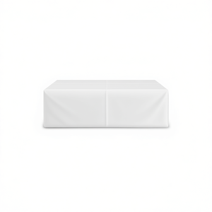 Nappe non tissée 1,4x20m entièrement blanche 18s pour couvrir la table de salle à manger - Product Image 1