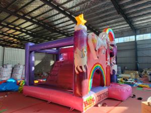 2025 새로운 스타일 5 m * 5 m 재료 0.48mm Pvc 0.55mm Pvc 풍선 성 탄력 말 성 - Product Image 4