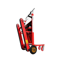 Monte-escalier électrique pliable à quatre roues haute vitesse en acier, capacité 300 kg, moteur 800 W, pour outils et rangement de courses (OEM)