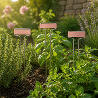 Étiquettes de plantes en cuivre résistantes aux intempéries, pour jardinières extérieures, étiquettes de jardin en métal durables, vente en gros