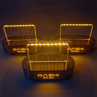 Vente en gros OEM de logo personnalisé Marque Service VIP Tableau d'affichage or LED Panneau de table réservé pour discothèque Restaurant Bar