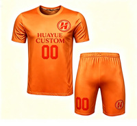 Ensemble de maillot de football et d'uniforme de soccer personnalisé avec impression de logo, tissu respirant pour l'entraînement et les matchs