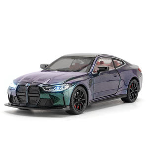 Baoma M4 1:24 스케일 합금 자동차 모델 시뮬레이션 장난감 도매 플라스틱 장식품 머리카락의 세대를 특징 - Product Image 1