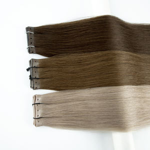 Extensão de Cabelo Remy Europeu em Mechas Duplas, Extensão de Cabelo em Forma de Borboleta de Alta Qualidade - Product Image 1