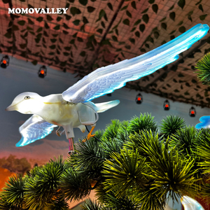 Momovalley nuova vendita 18w 12v 70cm luce blu illuminato uccello decorazioni per <span class=keywords><strong>esterni</strong></span> giardino luce natale decorazione - Product Image 4