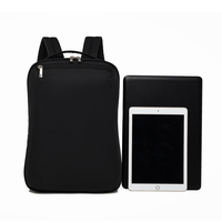 Mochila de Nailon para Computadora, Moderna, Resistente al Agua y de Diseño Simple. Bolso de Hombro Doble Adecuado para Negocios y Actividades al Aire Libre