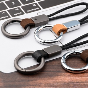 Fabricant de porte-clés en gros, porte-clés en cuir pour voiture par sublimation, porte-clés personnalisé avec logo de marque, souvenir promotionnel, porte-clés en cuir PU - Product Image 2