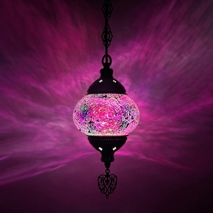 Fissures de glace, café à la turque, restaurant, hôtel, maison d'hôtes, chanson folklorique, taverne, bar, décoration en verre, lustre - Product Image 3